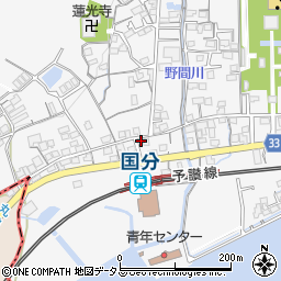 香川県高松市国分寺町国分1045周辺の地図