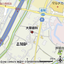 兵庫県南あわじ市志知鈩110周辺の地図