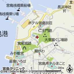 広島県廿日市市宮島町878周辺の地図