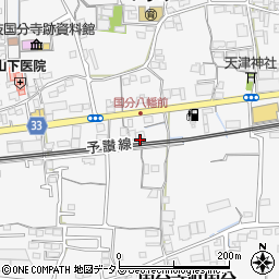 香川県高松市国分寺町国分820周辺の地図