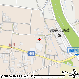 兵庫県南あわじ市榎列西川126周辺の地図