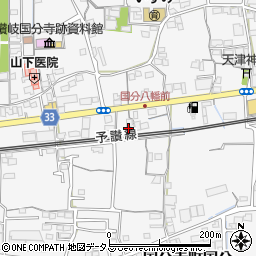 香川県高松市国分寺町国分829周辺の地図