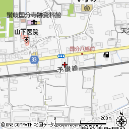 香川県高松市国分寺町国分866周辺の地図