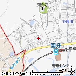 香川県高松市国分寺町国分1086周辺の地図