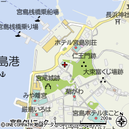 広島県廿日市市宮島町872周辺の地図