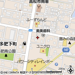 香川県高松市多肥下町1548周辺の地図
