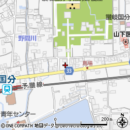 香川県高松市国分寺町国分982-2周辺の地図