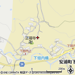 広島県呉市安浦町大字下垣内869周辺の地図
