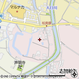 兵庫県南あわじ市志知松本周辺の地図