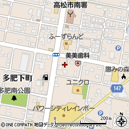 香川県高松市多肥下町1548-7周辺の地図