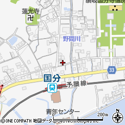 香川県高松市国分寺町国分1067周辺の地図