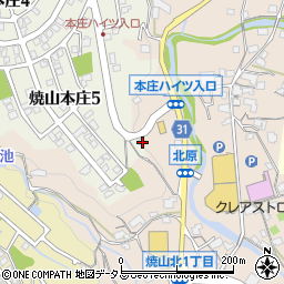 読売新聞焼山ＹＣ周辺の地図