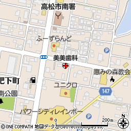 香川県高松市多肥下町1548-14周辺の地図