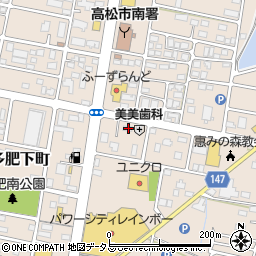 香川県高松市多肥下町1548-10周辺の地図