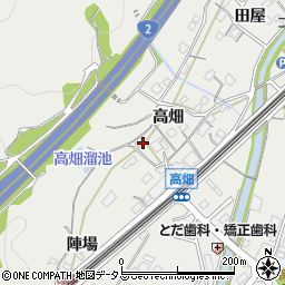 広島県廿日市市大野高畑周辺の地図