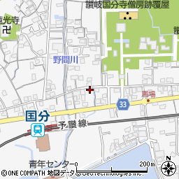 香川県高松市国分寺町国分987周辺の地図