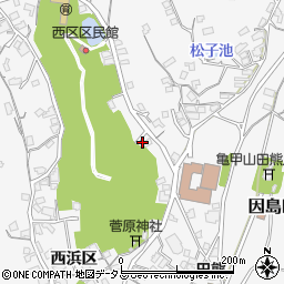 広島県尾道市因島田熊町西浜区2301周辺の地図