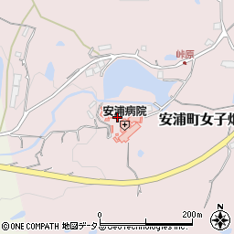 安浦病院周辺の地図