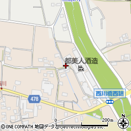 兵庫県南あわじ市榎列西川251-2周辺の地図