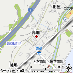 広島県廿日市市大野高畑1170周辺の地図