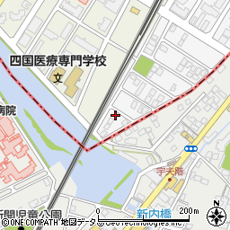 香川県綾歌郡宇多津町浜六番丁69-5周辺の地図