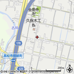 香川県高松市檀紙町882-5周辺の地図