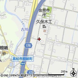 香川県高松市檀紙町884-1周辺の地図