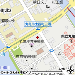 丸亀平井美術館周辺の地図