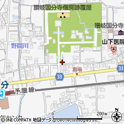 香川県高松市国分寺町国分2067周辺の地図