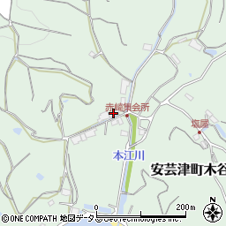 広島県東広島市安芸津町木谷4639周辺の地図