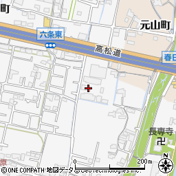 辰巳屋興業株式会社　高松営業所周辺の地図