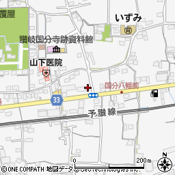 香川県高松市国分寺町国分844周辺の地図