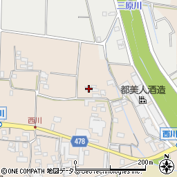 兵庫県南あわじ市榎列西川33周辺の地図