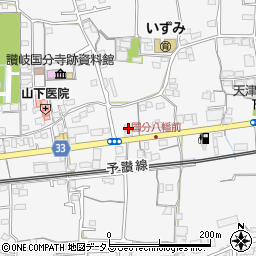 香川県高松市国分寺町国分841周辺の地図