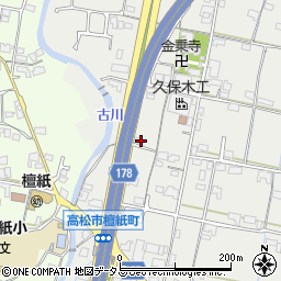 香川県高松市檀紙町862周辺の地図
