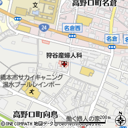 和歌山県橋本市高野口町向島183周辺の地図