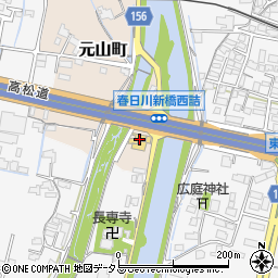 トヨタカローラ香川東バイパス店周辺の地図