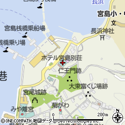 ホテル宮島別荘周辺の地図