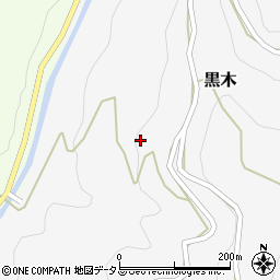 奈良県吉野郡下市町黒木269周辺の地図