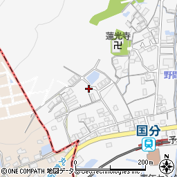 香川県高松市国分寺町国分1124周辺の地図