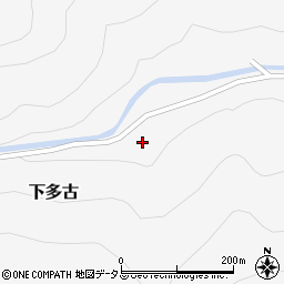 奈良県吉野郡川上村下多古802周辺の地図