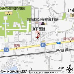 香川県高松市国分寺町国分2161周辺の地図