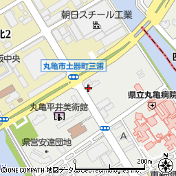 ホンダカーズ香川丸亀北店周辺の地図