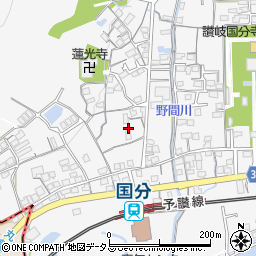 香川県高松市国分寺町国分1157周辺の地図