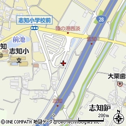 兵庫県南あわじ市志知鈩443周辺の地図