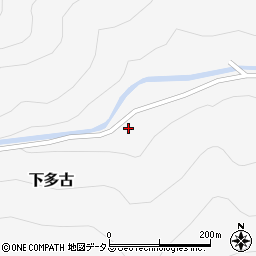 奈良県吉野郡川上村下多古813周辺の地図
