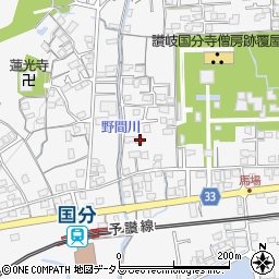 香川県高松市国分寺町国分2044周辺の地図