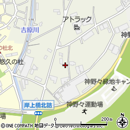 和歌山県橋本市神野々1168-2周辺の地図