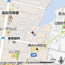 香川県高松市多肥下町1545-6周辺の地図