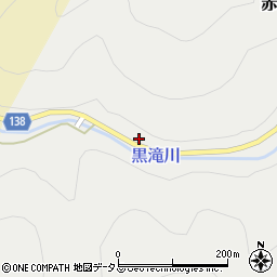奈良県吉野郡黒滝村赤滝345周辺の地図